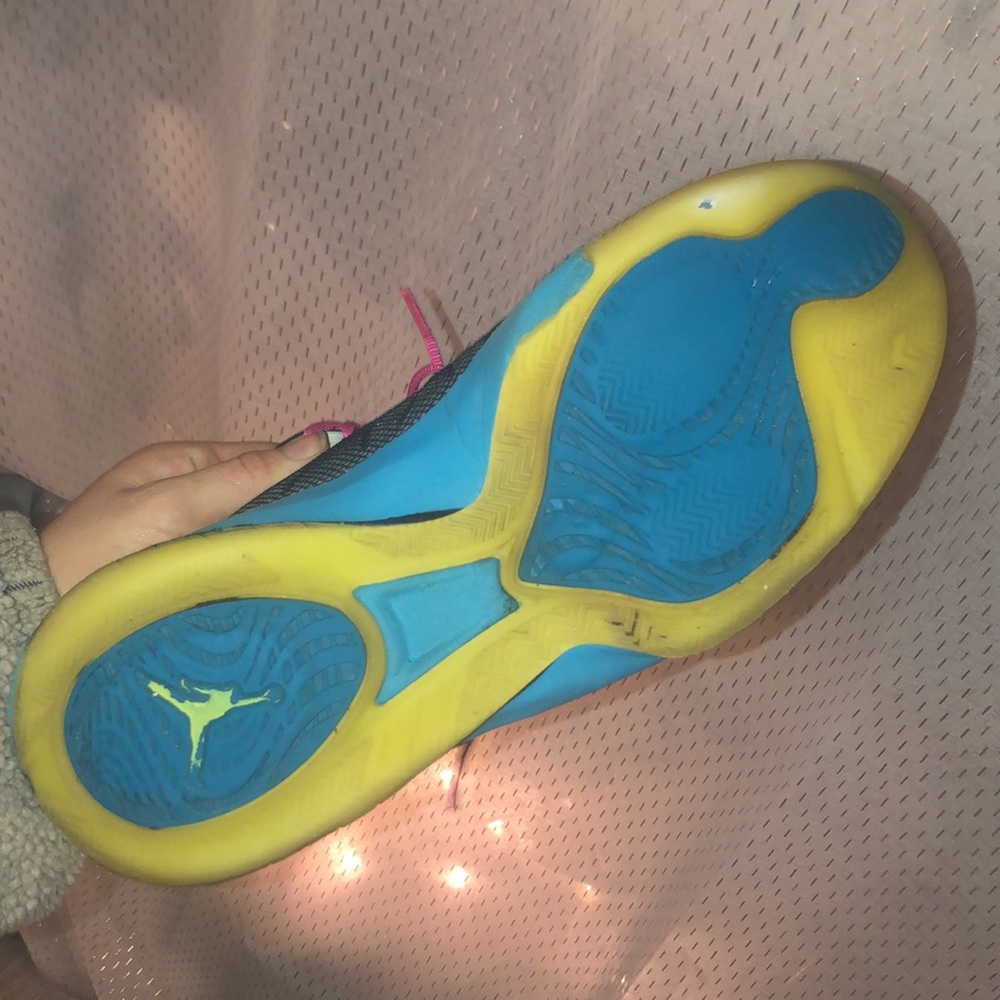 Nike Jordan CP3 VIII AE Blue Lagoon Volt 725173-404 Unisex - Picture 3 of 3